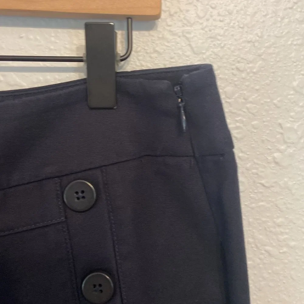 CAbi Navy Blue Nautical Mariner Trouser Pants Style 5077L Size 10 - Picture 4 of 10